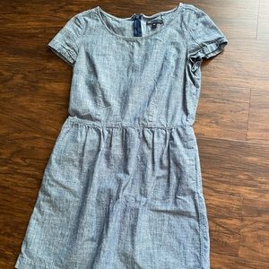Denim babydoll dress